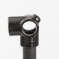 Preview: 3 Wegeverbinder Rückseite Verbinder Eckverbinder für schwarzes 27 mm Rohr Art Nr W14BK