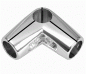 Preview: 4 Wegeverbinder Verbinder Eckverbinder für 25 mm Chrom Rohr rund Garderobe Kleiderständer Textilregal Kleiderstange begehbahrer Schrank Art Nr St.81.300