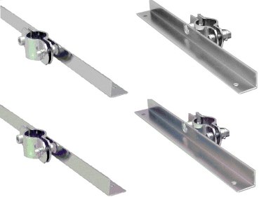 Bordetagenhalter 2 Paar Halter Auflagen für Regalböden Brett für Chrom Rohr rund Wandregalsystem Garderobensystem Kleiderkammer Kleiderstangen Art Nr B02