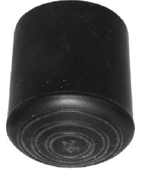 Gummifuss Kappe für Chrom Rohr rund Garderobe Kleiderständer Textilregal Kleiderstange begehbahrer Schrank für Art Nr St.81.300
