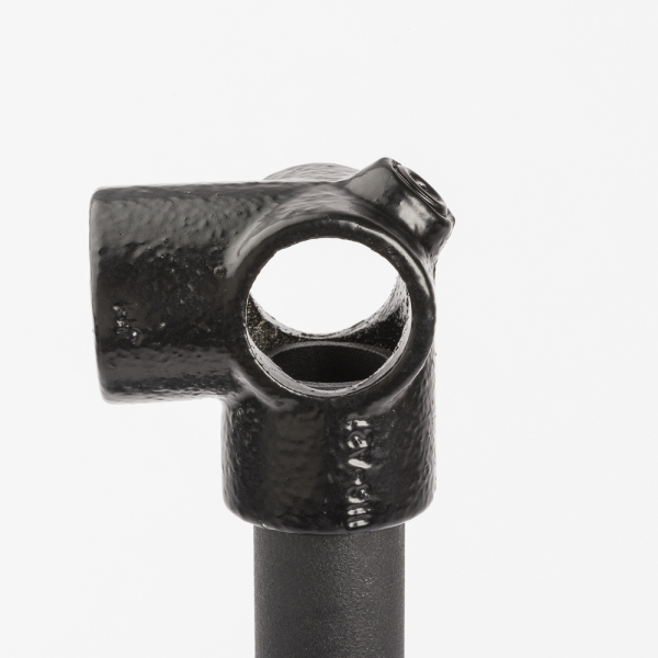 3 Wegeverbinder Rückseite Verbinder Eckverbinder für schwarzes 27 mm Rohr Art Nr W14BK