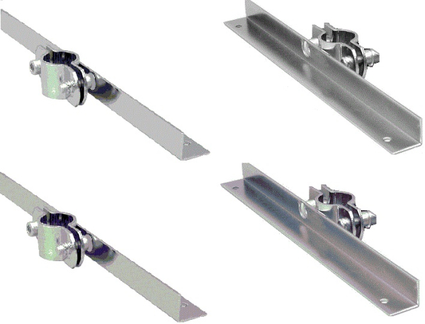 Bordetagenhalter 2 Paar Halter Auflagen für Regalböden Brett für Chrom Rohr rund Wandregalsystem Garderobensystem Kleiderkammer Kleiderstangen Art Nr B02