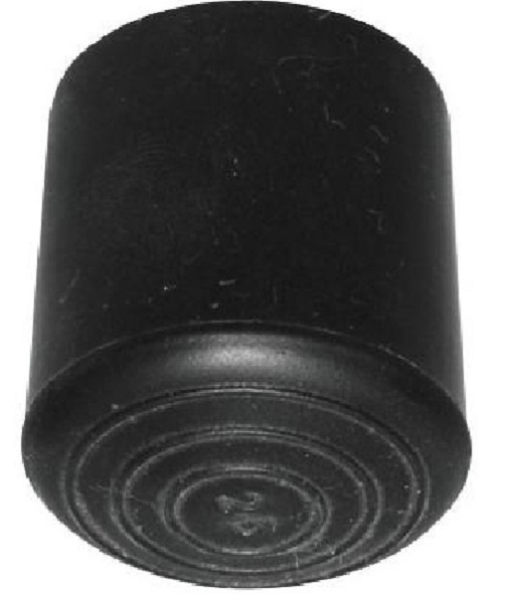 Gummifuss Kappe für Chrom Rohr rund Garderobe Kleiderständer Textilregal Kleiderstange begehbahrer Schrank für Art Nr St.81.300