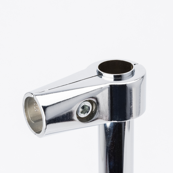 T-Verbinder Verbinderstück für Chrom Rohr rund Ankleidezimmer Wandregalsystem Garderobensystem Kleiderkammer für Art Nr AnZi.3+3.0