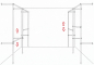 Mobile Preview: Ankleidezimmer Wandregalsystem Kleiderkammer begehbarer Schrank 2 mal 200x210 cm und 40 cm tief Etagen stufenlos verstellbar Wandbefestigung und Gummifüsse Stahlrohre verchromt Art Nr AnZi.2+2.0