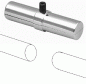 Mobile Preview: Innenverbinder mit Madenschraube für Rundrohr 25 mm Chrom Rohr rund Stahlrohr für Dachschräge Garderobe Kleiderständer Kleiderstange begehbarer Schrank Art Nr St.09.100.200